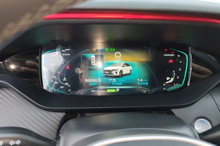 Used Dongfeng Aeolus Yixuan MAX 2021 1.5T Ultra-Stylish Trendsetter Edition Instrument Cluster