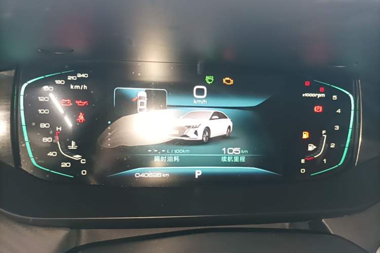 Used Dongfeng Aeolus Yixuan MAX 2021 1.5T Ultra-Stylish Trendsetter Edition Instrument Cluster
