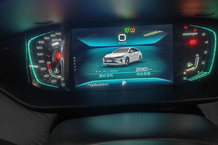 Used Dongfeng Aeolus Yixuan MAX 2021 1.5T Ultra-Stylish Trendsetter Edition Odometer Close Up