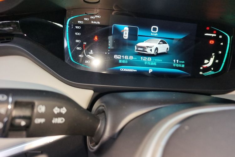 Used Dongfeng Aeolus Yixuan MAX 2021 1.5T Super Cool Trendy Dad Edition Odometer Close Up