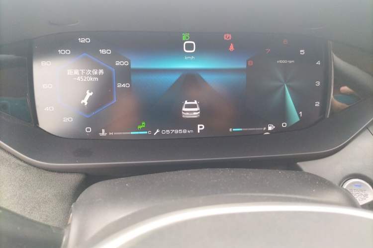 Used Dongfeng Aeolus Yixuan MAX 2021 1.5T Super Cool Dad Edition Odometer Close Up
