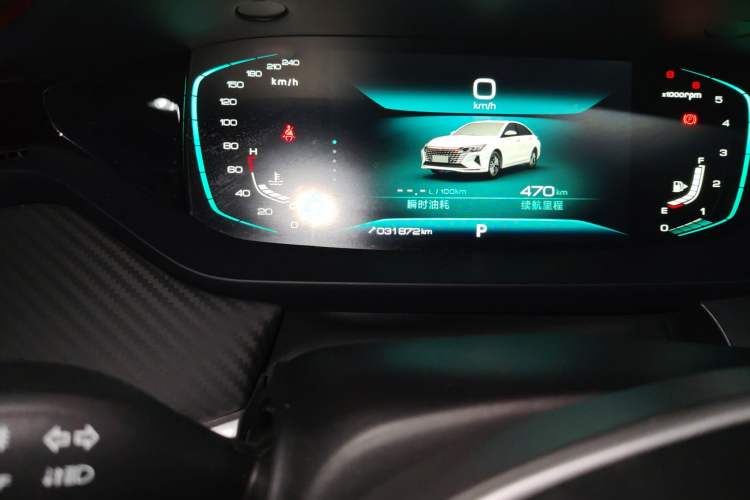 Used Dongfeng Aeolus Yixuan MAX 2022 1.5T Super Stylish Trendsetter Edition Odometer Close Up