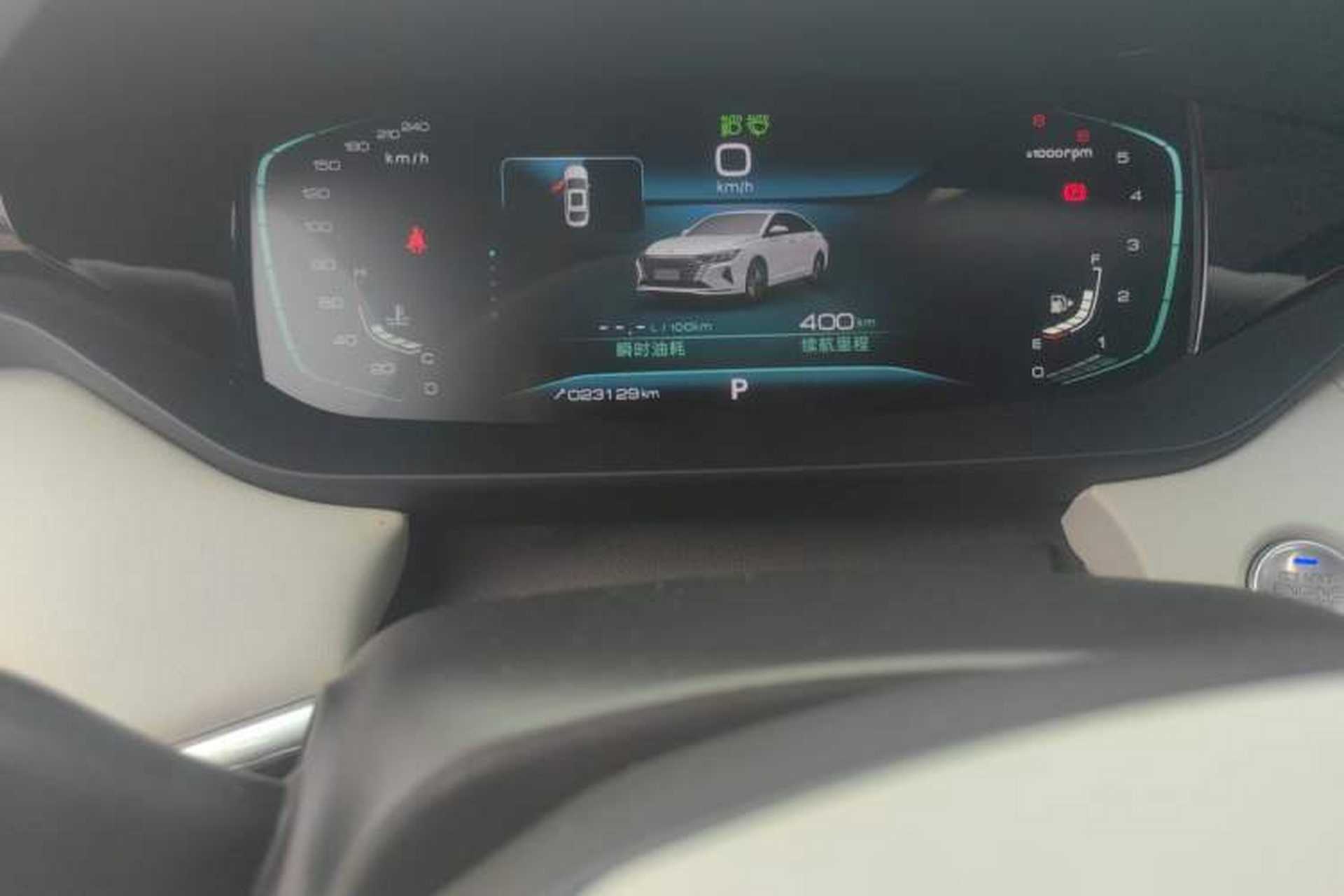 Used Dongfeng Aeolus Yixuan MAX 2022 1.5T Super Stylish Trendsetter Edition Odometer Close Up