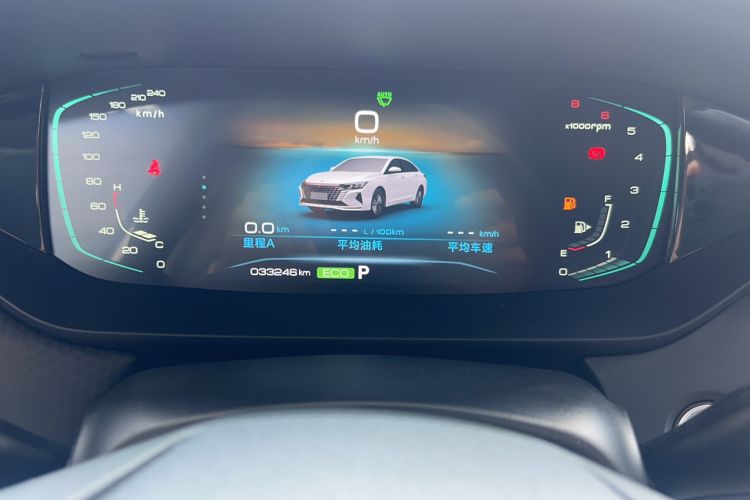 Used Dongfeng Aeolus Yixuan MAX 2023 1.5T Ultra-Stylish Trendsetting Dad Edition Odometer Close Up