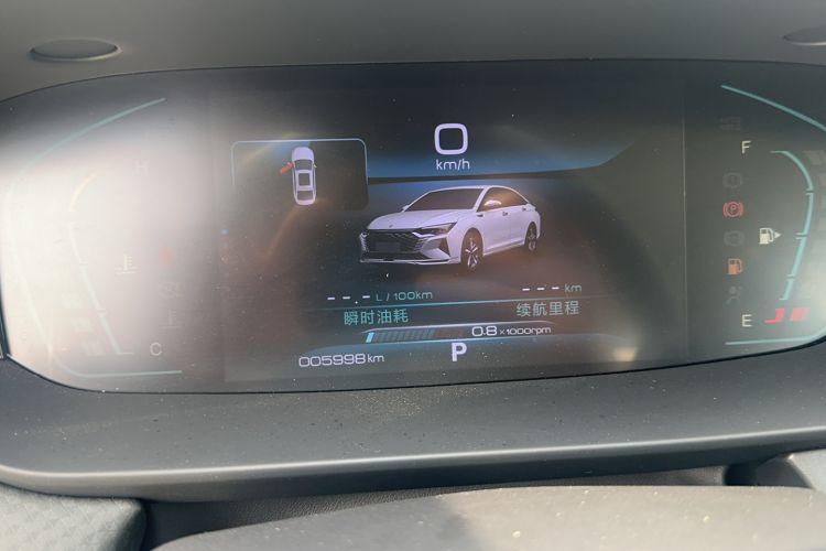 Used Dongfeng Aeolus Yixuan MAX 2024 1.5T Luxury Edition Odometer Close Up