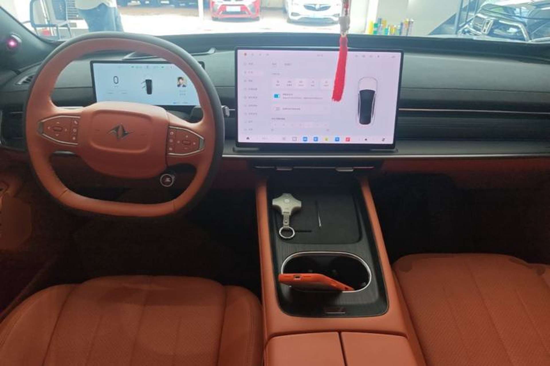 Used Dongfeng eπ eπ007 2025 Model Pure-Electric 550Pro Navigation Edition Center Console