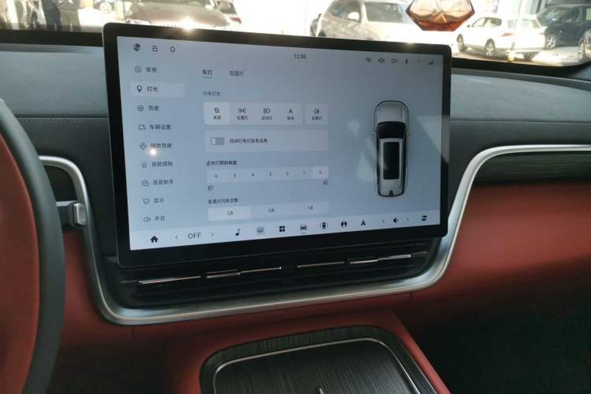 Used Dongfeng eπ eπ008 2024 210Max Range-Extended Version 6 Seats Audio And AC Panel