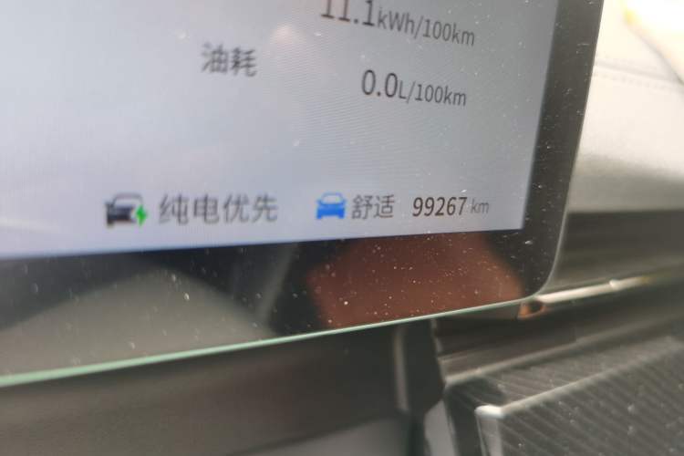 Used Dongfeng eπ eπ007 2024 Range-Extended 200 RuYi Edition Odometer Close Up