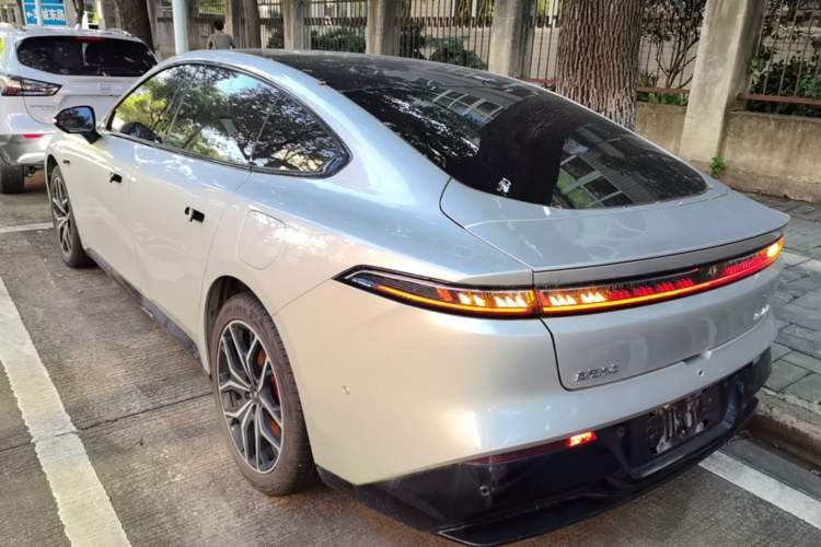 Used Dongfeng eπ eπ007 2025 Model Pure-Electric 565 All-Wheel-Drive Max Leading Edition Rear Left 45 Deg