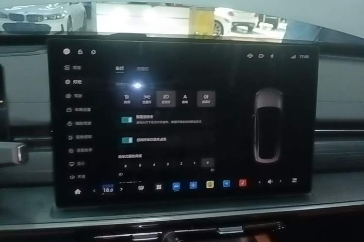 Used Dongfeng eπ eπ007 2025 Model Pure-Electric 565 All-Wheel-Drive Max Leading Edition Audio And AC Panel