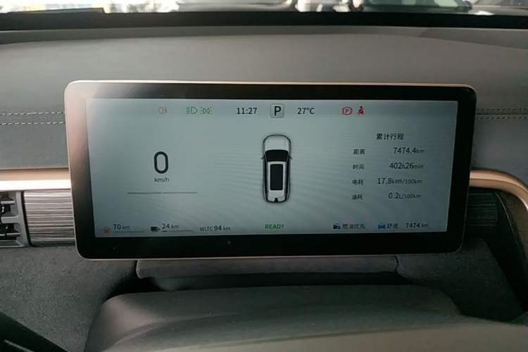 Used Dongfeng eπ eπ008 2024 210Max Range-Extended Version 6 Seats Instrument Cluster