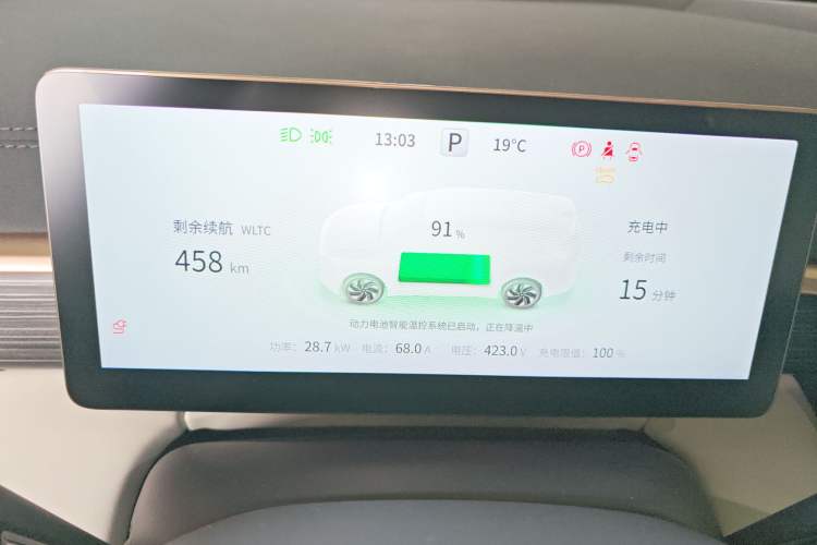 Used Dongfeng eπ eπ008 2024 636Max All-Electric Version 6 Seats Instrument Cluster