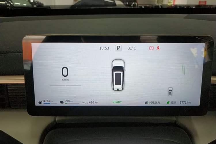 Used Dongfeng eπ eπ008 2024 210Max Range-Extended Version 6 Seats Instrument Cluster