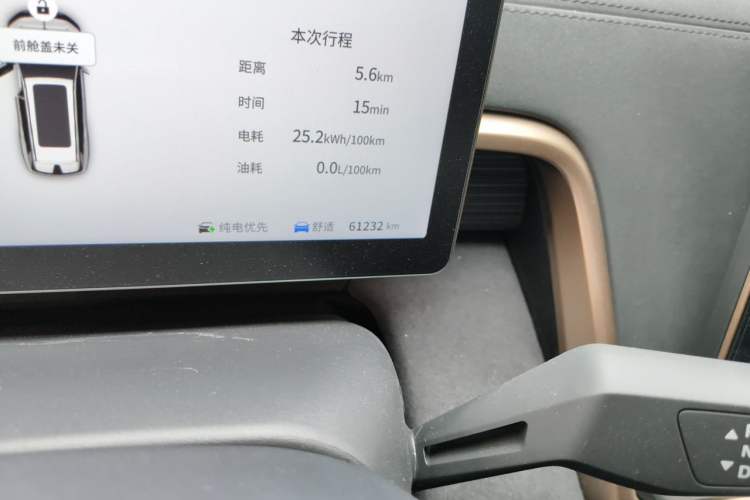 Used Dongfeng eπ eπ008 2024 210Max Range-Extended Version 6 Seats Odometer Close Up