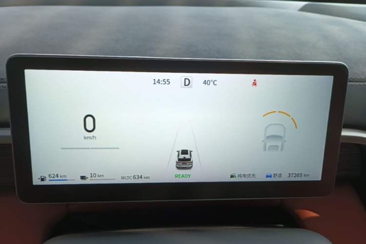 Used Dongfeng eπ eπ008 2024 210Max Range-Extended Version 6 Seats Instrument Cluster