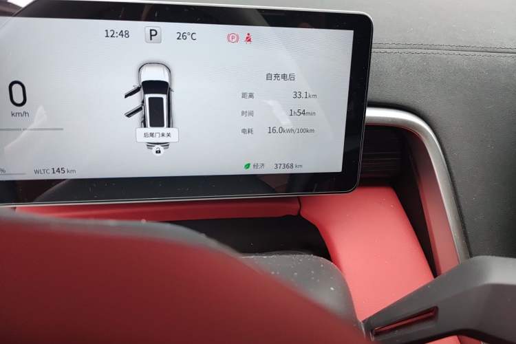 Used Dongfeng eπ eπ008 2024 636Max All-Electric Version 6 Seats Odometer Close Up