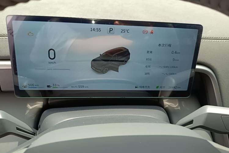 Used Dongfeng eπ eπ008 2025 210Ultra LikeYi Edition 6-Seater Instrument Cluster