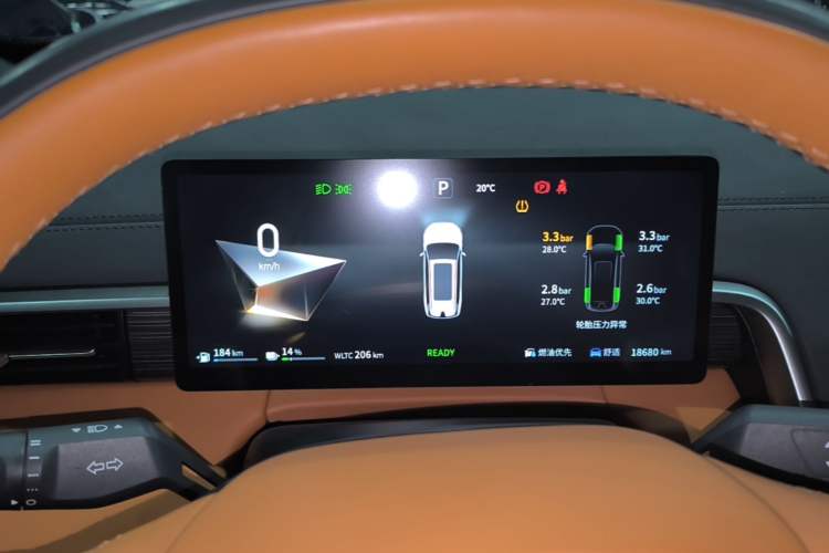 Used Dongfeng eπ eπ008 2025 210 Ultra Range-Extended Version 5 Seats Instrument Cluster