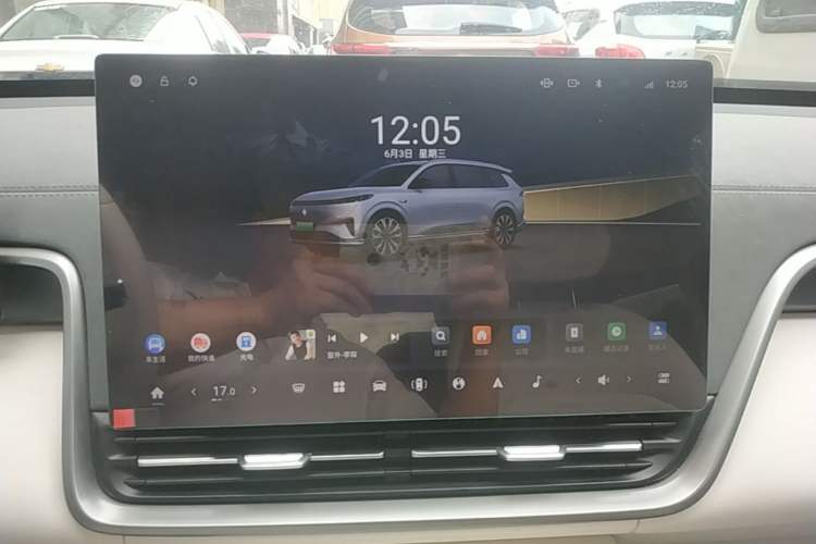 Used Dongfeng eπ eπ008 2026 Model Six-Seat Range-Extended Family Edition Audio And AC Panel