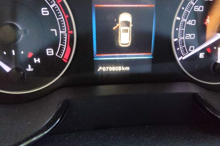 Used Dongfeng Fengdu MX5 2016 2.0L Automatic Flagship Edition Odometer Close Up