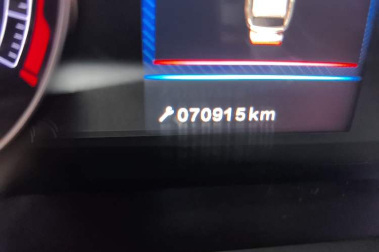 Used Dongfeng Fengdu MX5 2016 2.0L Automatic Flagship Edition Odometer Close Up