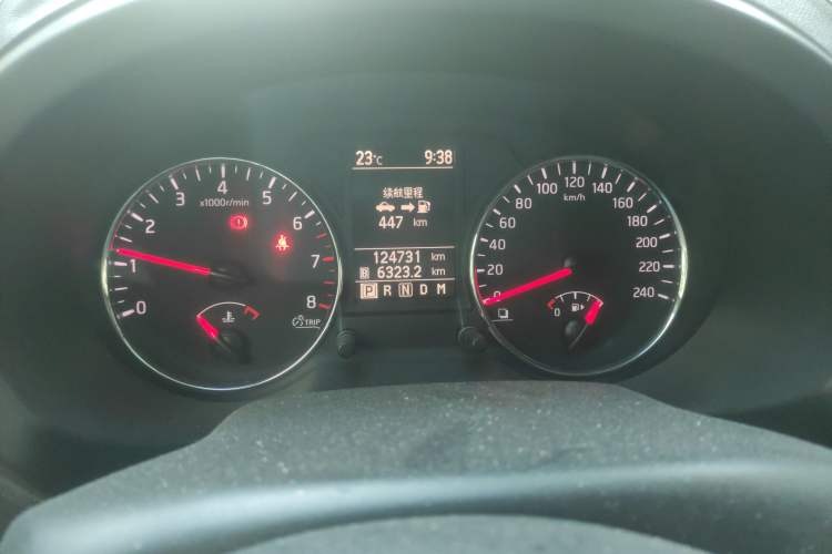 Used Dongfeng Fengdu MX6 2016 2.0L CVT 4x4 Dream Edition Odometer Close Up