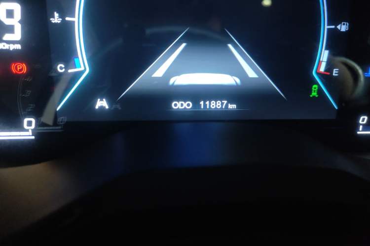 Used Dongfeng Fengdu Paladin 2023 2.0T Four-Wheel Drive Smart Edition Odometer Close Up