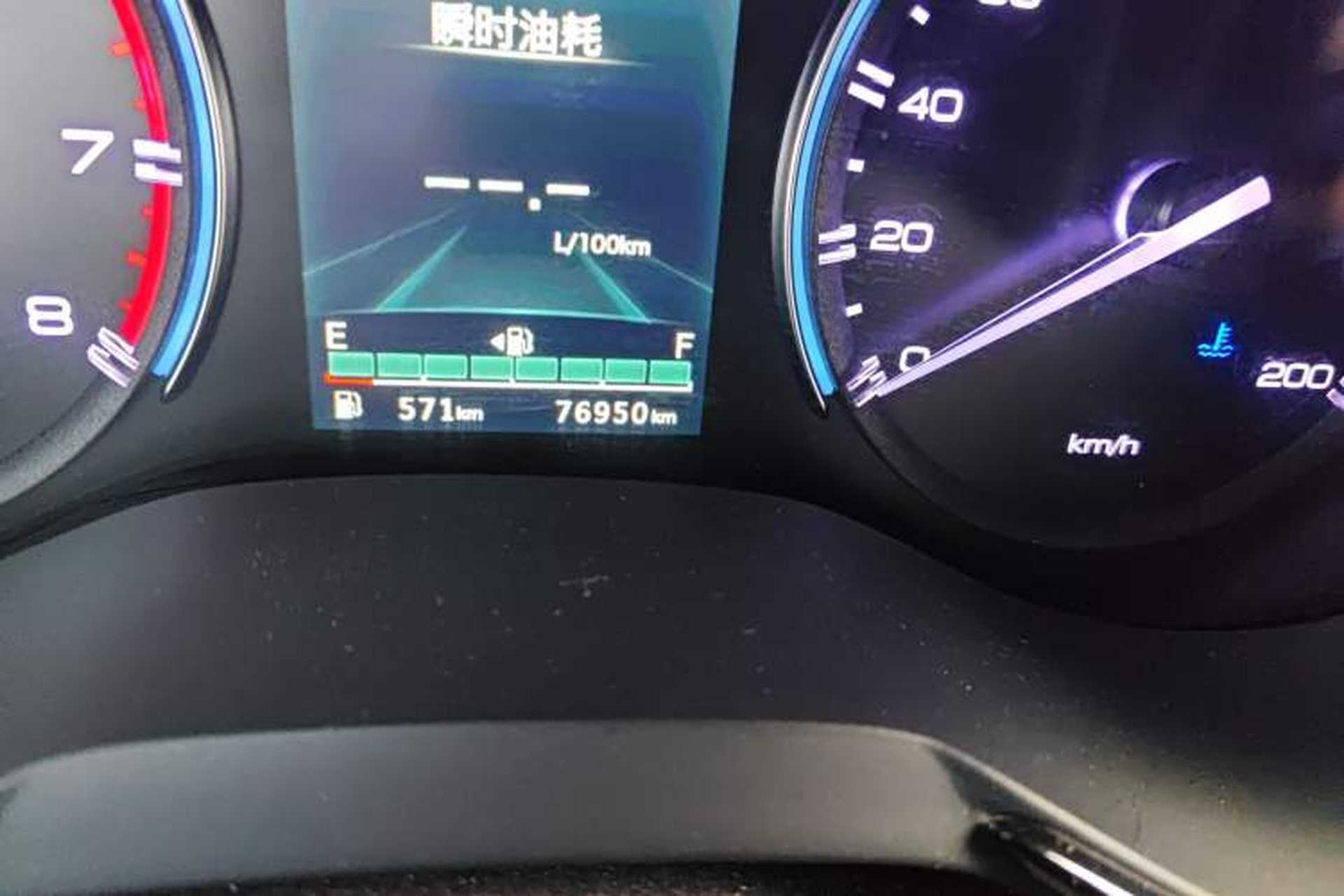 Used Dongfeng Fengdu Paladin 2023 2.0T Four-Wheel Drive Luxury Edition Odometer Close Up