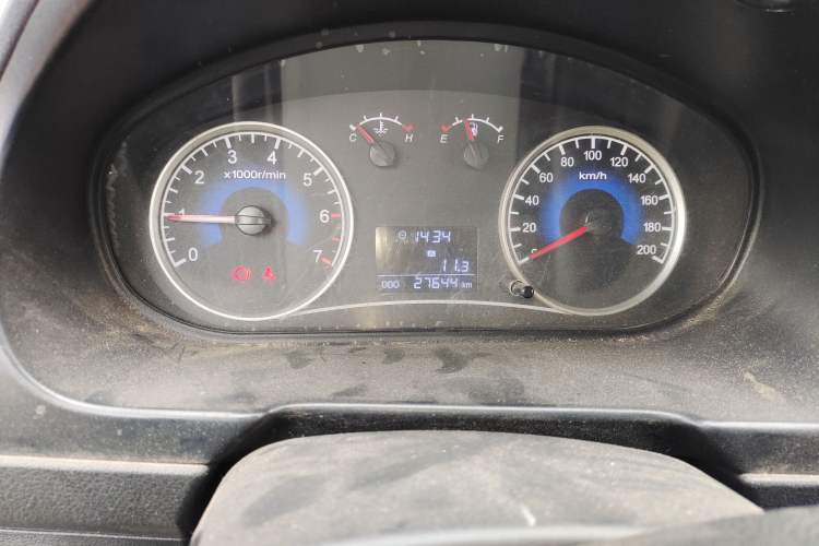 Used Dongfeng Fengon 330 2014 1.3L Manual Utility Version DK13-07 Odometer Close Up