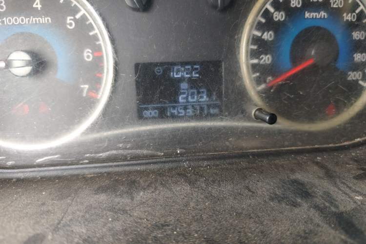 Used Dongfeng Fengon 330 2014 1.5L Manual Utility Version DK15 Odometer Close Up