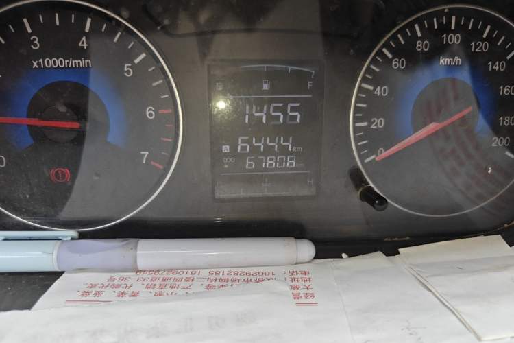 Used Dongfeng Fengon 330 2014 1.5L Manual Utility Version DK15 Odometer Close Up