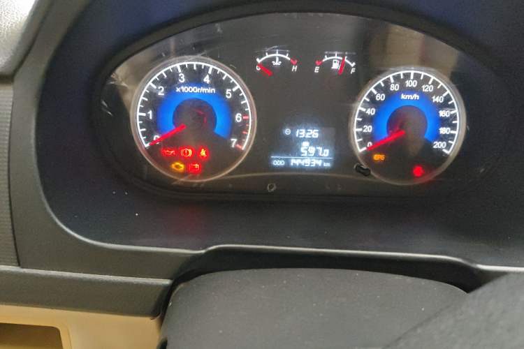 Used Dongfeng Fengon 330 2014 1.5L Manual Utility Version DK15 Odometer Close Up