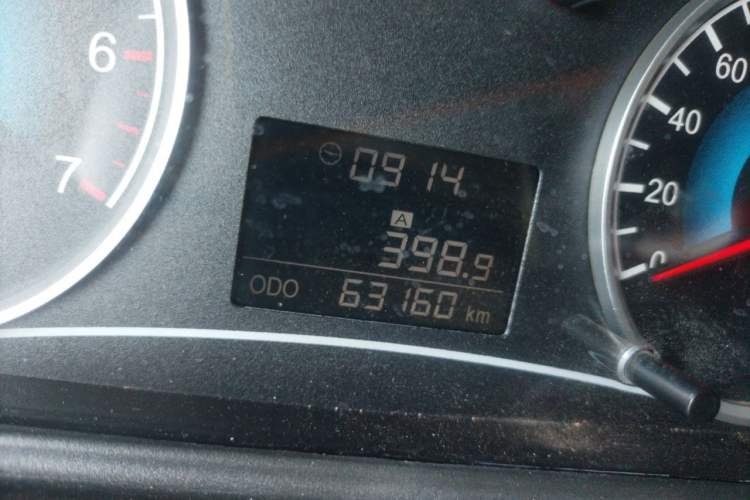 Used Dongfeng Fengon 330 2014 1.3L Manual Utility Version DK13-07 Odometer Close Up