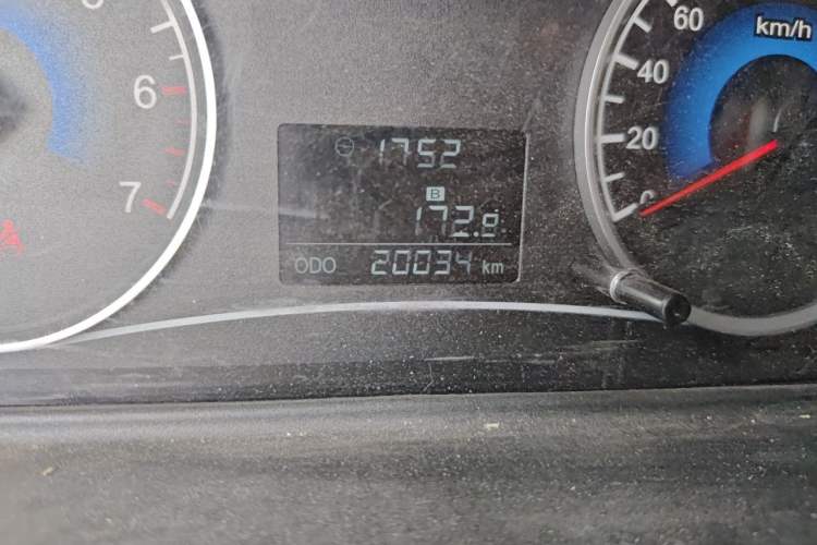 Used Dongfeng Fengon 330 2014 1.3L Manual Utility Version DK13-07 Odometer Close Up