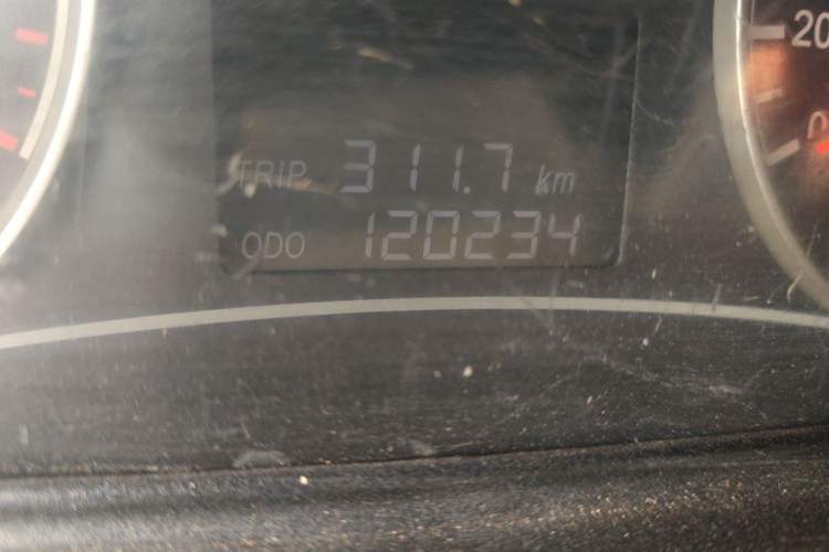 Used Dongfeng Fengon 330 2014 1.3L Manual Utility Version DK13-07 Odometer Close Up