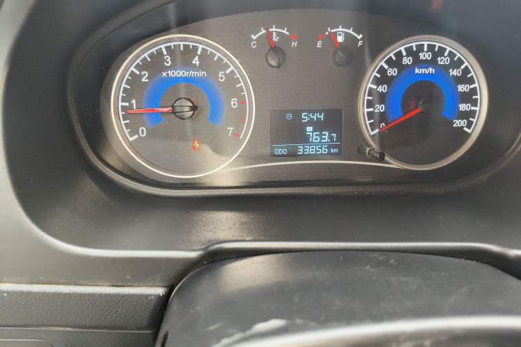 Used Dongfeng Fengon 330 2014 1.3L Manual Utility Version DK13-07 Odometer Close Up