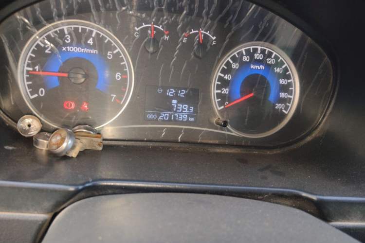 Used Dongfeng Fengon 330 2014 1.5L Manual Utility Version DK15 Odometer Close Up