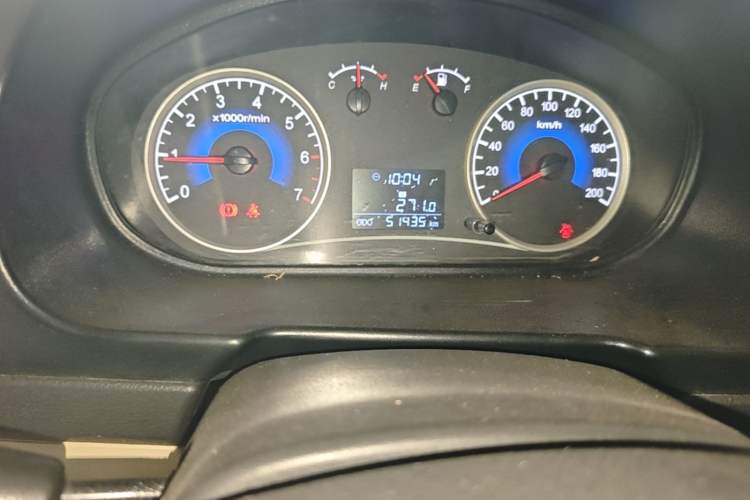 Used Dongfeng Fengon 330 2014 1.5L Manual Standard Edition DK15-02 Odometer Close Up
