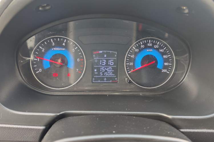 Used Dongfeng Fengon 330 2014 1.5L Manual Utility Version DK15 Odometer Close Up