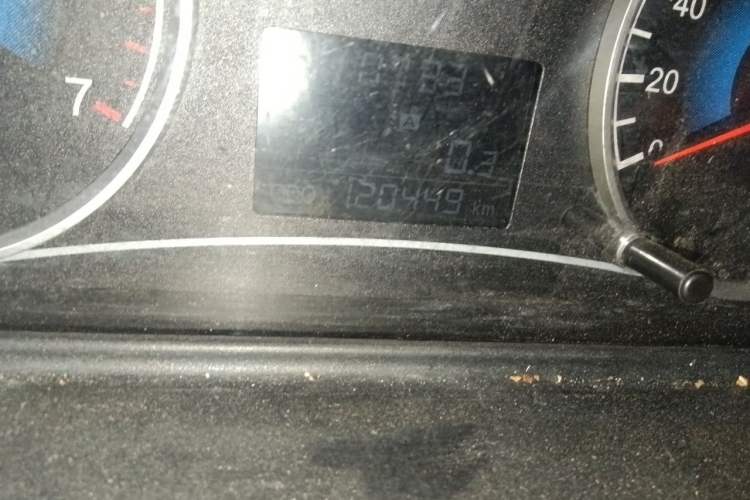 Used Dongfeng Fengon 330 2014 1.5L Manual Utility Version DK15 Odometer Close Up