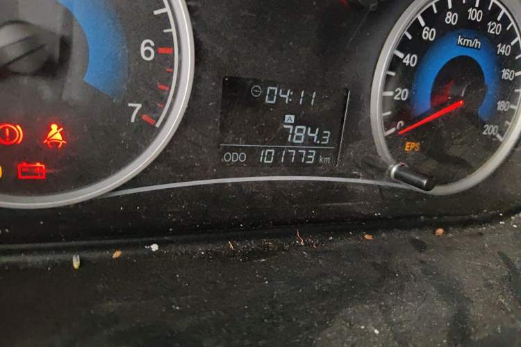 Used Dongfeng Fengon 330 2014 1.5L Manual Utility Version DK15 Odometer Close Up
