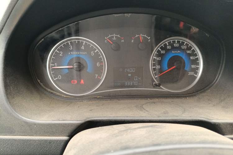 Used Dongfeng Fengon 330 2014 1.5L Manual Utility Version DK15 Odometer Close Up