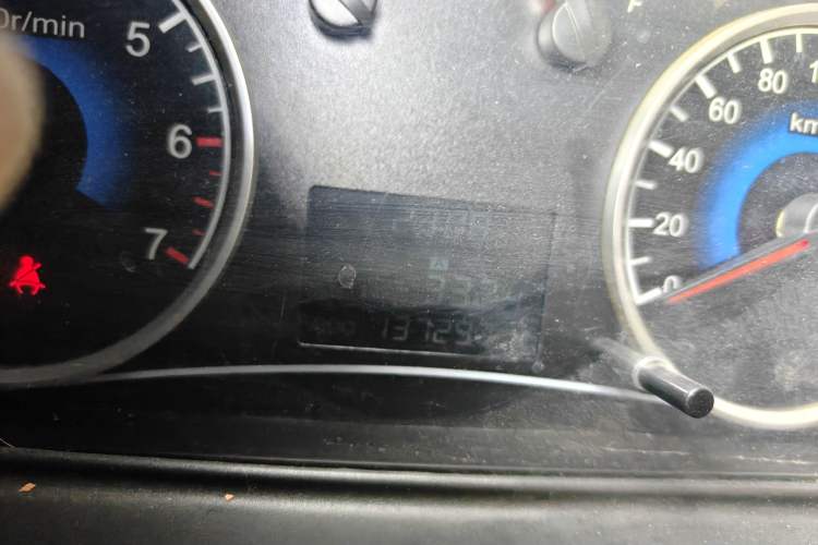 Used Dongfeng Fengon 330 2014 1.3L Manual Utility Version DK13-07 Odometer Close Up