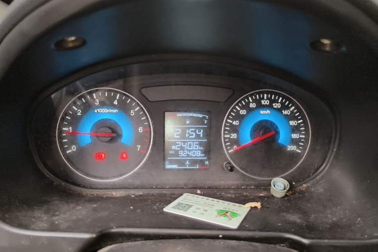 Used Dongfeng Fengon 330 2018 1.5L Manual Practical II DK15 Odometer Close Up