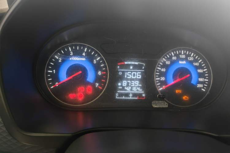 Used Dongfeng Fengon 330 2018 1.5L 330S Comfort Edition DK15 Odometer Close Up