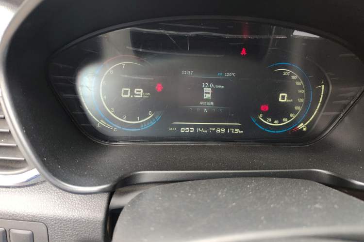 Used Dongfeng Fengon 370 2017 1.5L CVT Fashion Edition 7-Seater Odometer Close Up