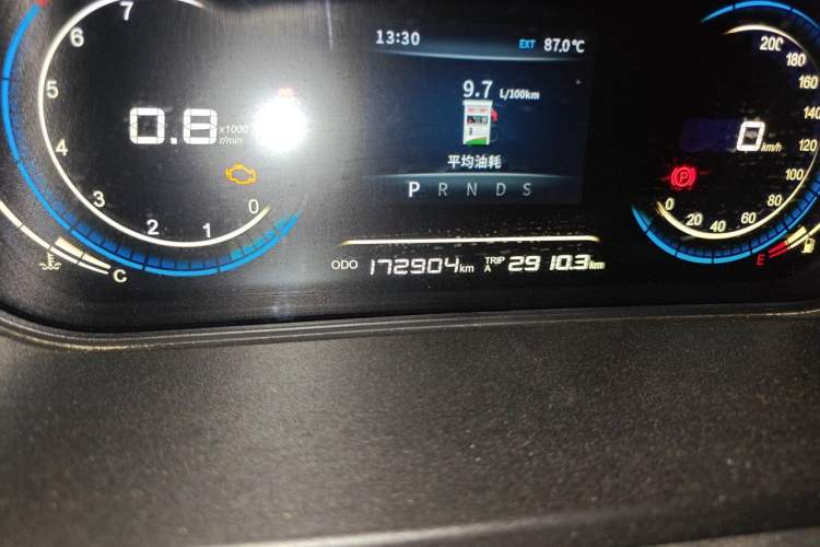 Used Dongfeng Fengon 370 2017 1.5L CVT Fashion Edition 7-Seater Odometer Close Up