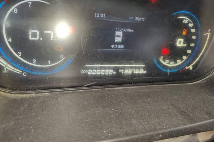 Used Dongfeng Fengon 370 2018 S370 1.5L Manual Luxury 5-Seater Odometer Close Up