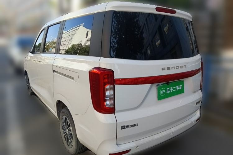 Used Dongfeng Fengon 380 2022 1.5L Comfort-Class Passenger Vehicle (Steel Spring) with 7 Seats Rear Left 45 Deg