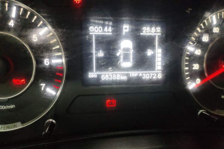 Used Dongfeng Fengon 500 2021 1.5L CVT Enjoyment Model Odometer Close Up